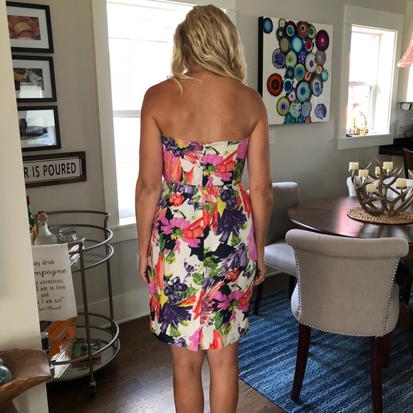 J crew strapless silk dress - Picture 2 of 4
